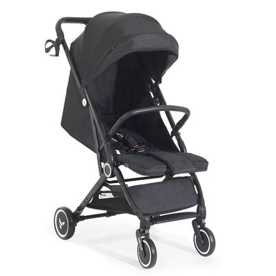 Teknum Travel Cabin Stroller with Coffee Cup Holder - Black